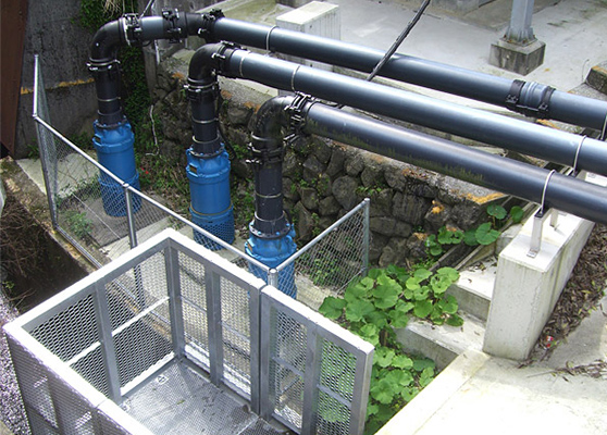 簡易雨水排水設備 事例4