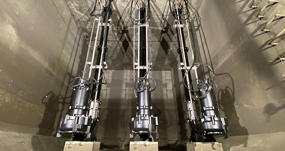 高効率水中ノンクロッグポンプB型