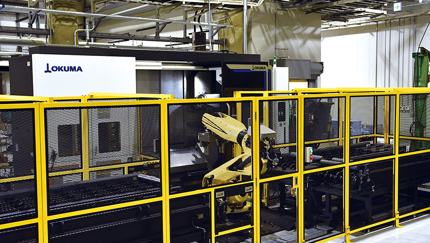 シャフト加工エリア