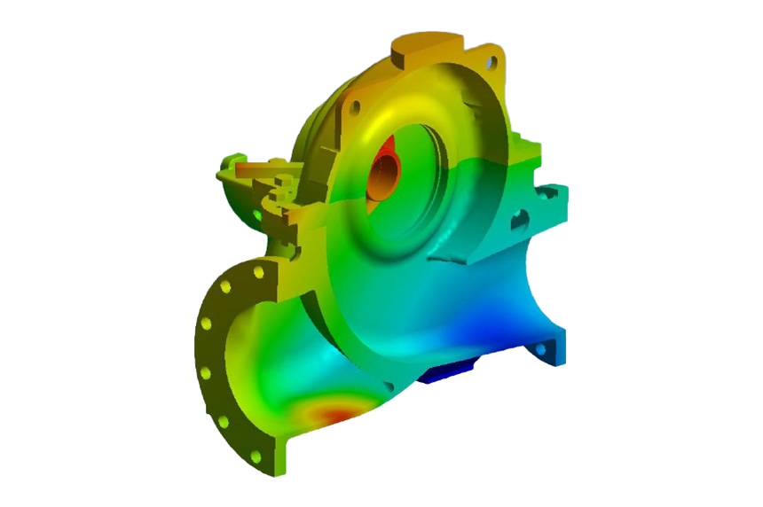 ポンプケーシングの強度検証