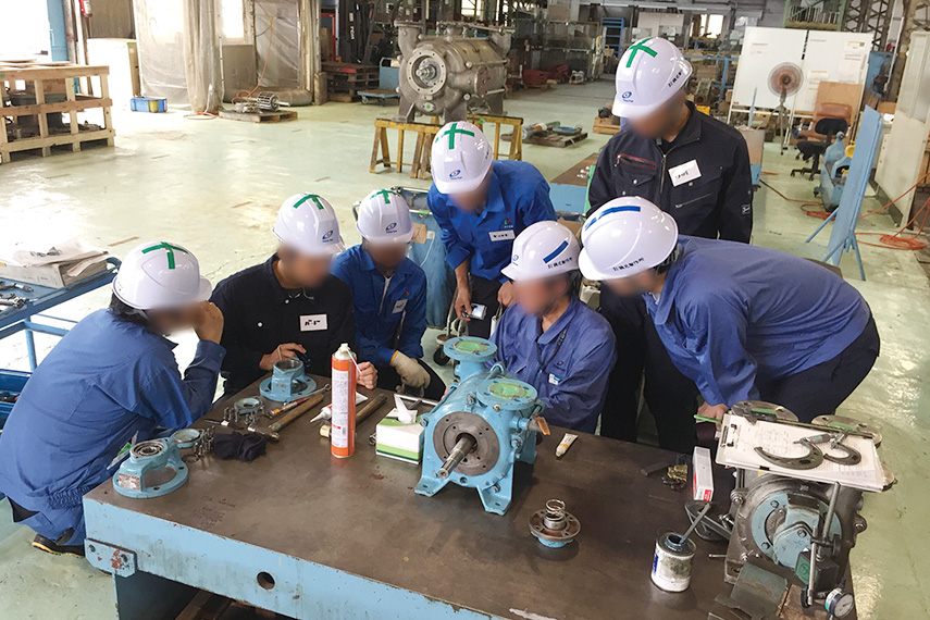 Implementation of maintenance course （Yonago plant）