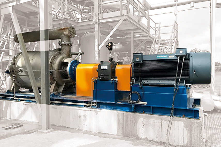3. Condenser vacuum pump for geothermal power plant in the Philippines (liquid ring vacuum pump)