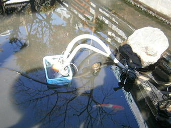 低水位排水用の水中ポンプ（LSR型）