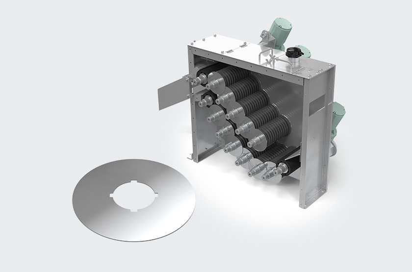 特大円板を採用したクロッグレス仕様のろ体を搭載！