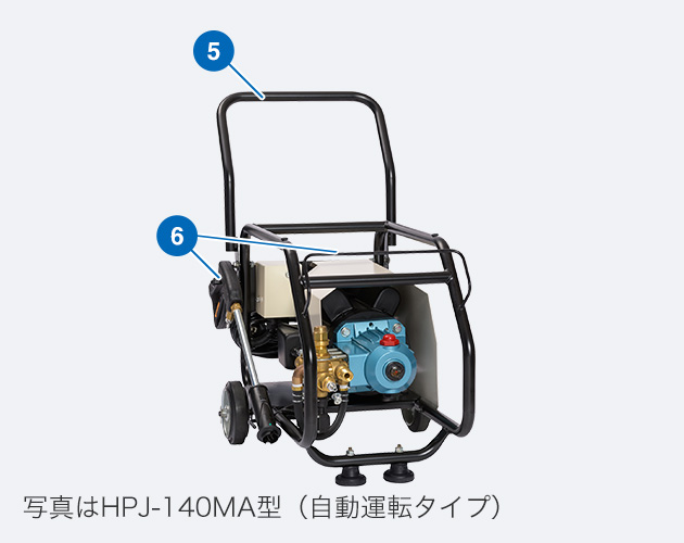 鶴見製作所 エンジン式高圧洗浄機 HPJ-5ESM - その他