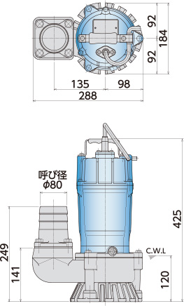 外形寸法図