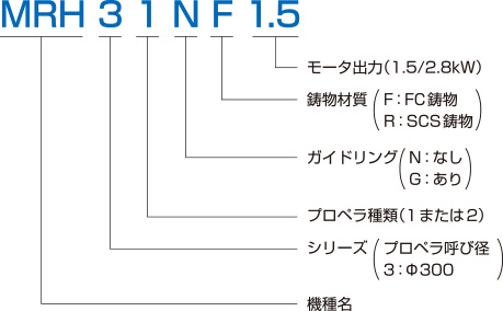 説明用型式例