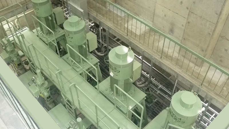 中継ポンプ場汚水ポンプ設備