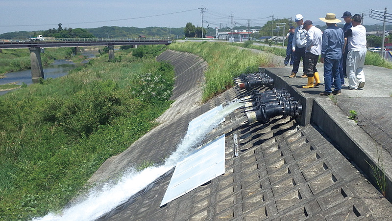 水害対策排水ポンプ設備