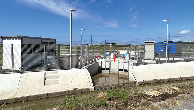 浸水被害を防ぐ雨水排水設備