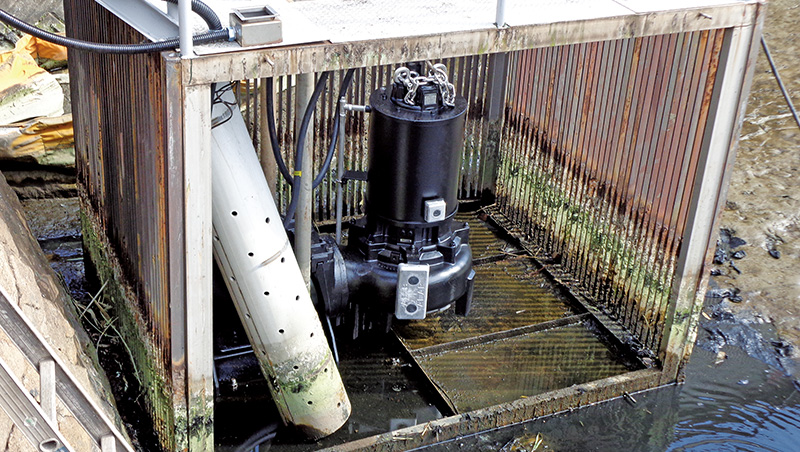 浸水被害を防ぐ内水排除設備